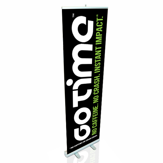 GoTime retractable trade show banner
